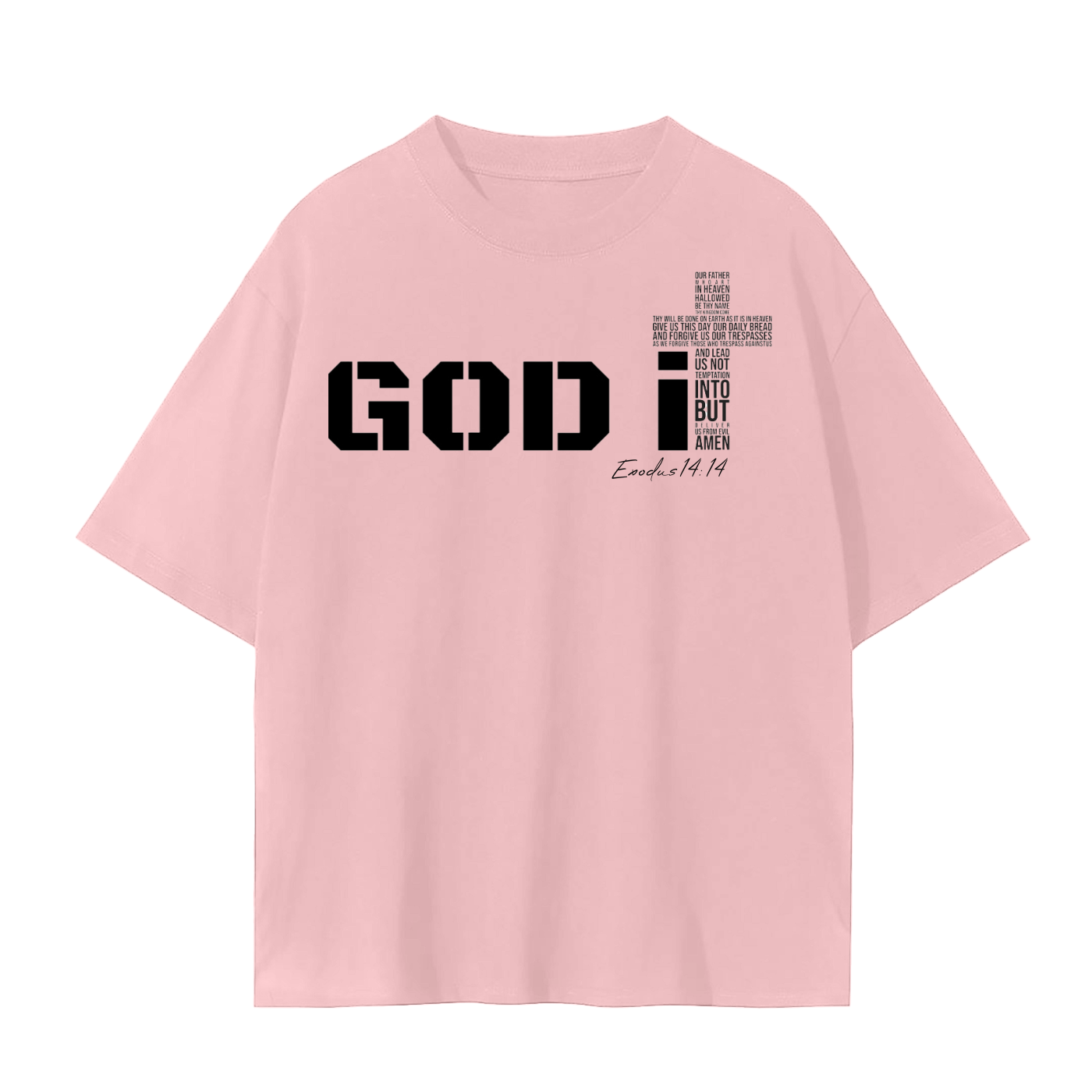 GOD It Unisex Seamless T-Shirt Black Print
