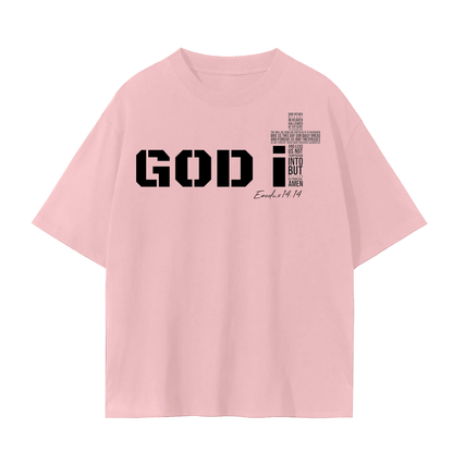 GOD It Unisex Seamless T-Shirt Black Print